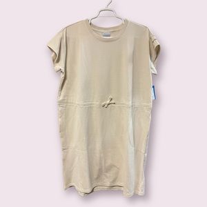 Columbia Women’s Cream Midi Shirt Dress NWT